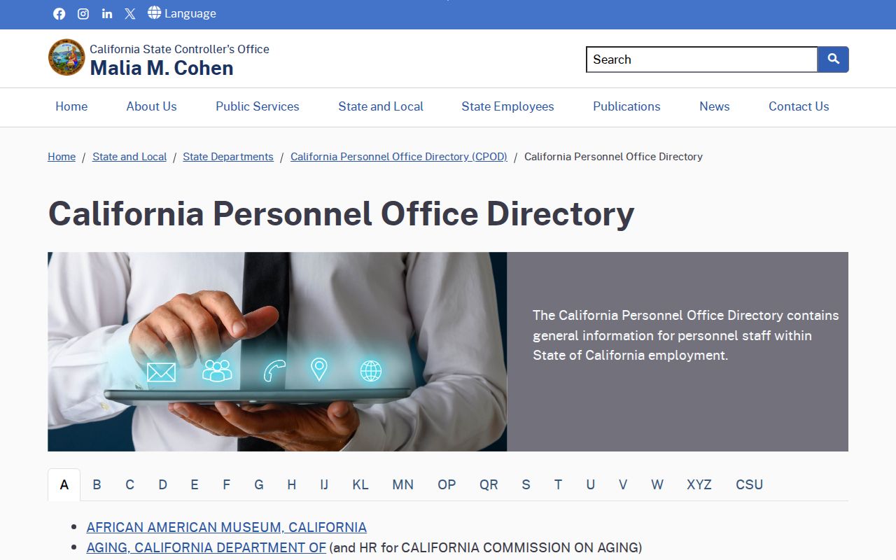 Hayward people directories research through the California Personnel Office Directory